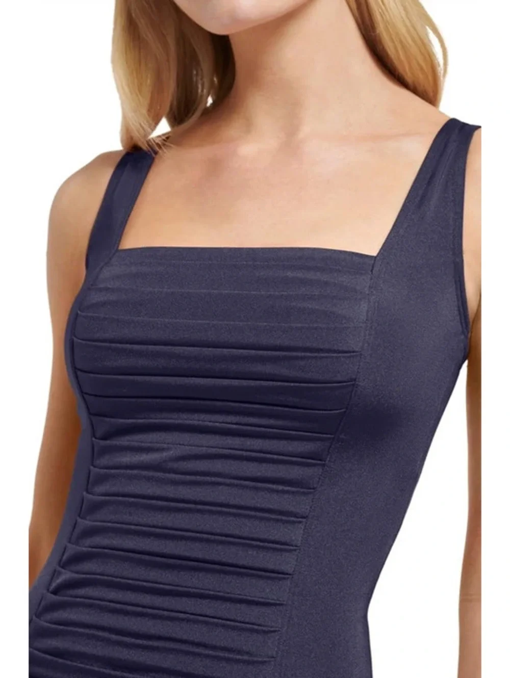 Calvin Klein Women's Pleated One-Piece Swimsuit